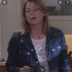 ASO Grey's Anatomy J. Crew Jean Jacket as seen worn by Meredith Grey.